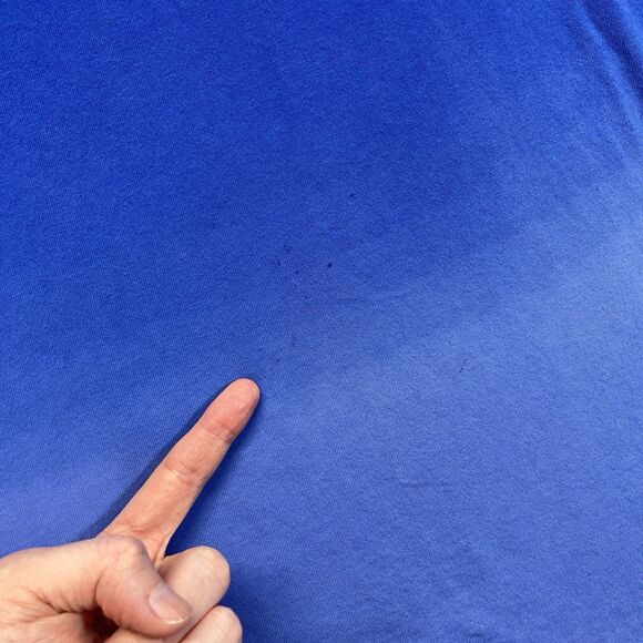 Santa Cruz T-Shirt Men’s Large Blue Ombre Front Back Graphic Skatewear - Picture 11 of 14